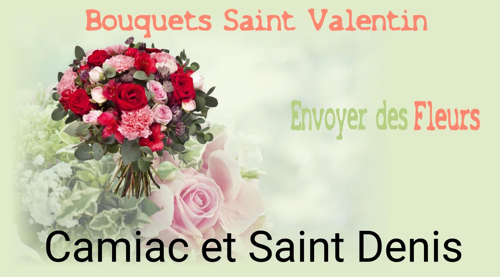 Roses de Saint-Valentin livrées à Camiac-et-Saint-Denis